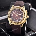 Patek Philippe Aquanaut Engraving Watches Brown Gradient Dial 42mm